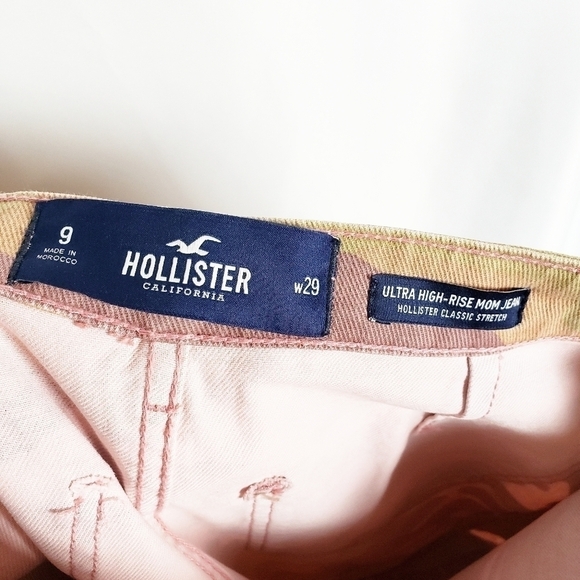HOLLISTER ultra high rise mom jeans in camo camouflage - Picture 3 of 4
